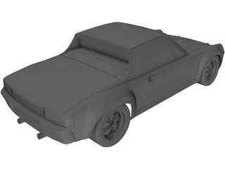 Porsche 914/6 3D Model preview