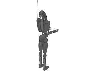 Star Wars B1 Battle Droid 3D Model preview