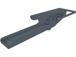 Eccentric Flush Fastener 3D Model preview