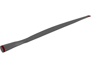 Wind Turbine Blade 3D Model preview