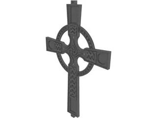 Celtic Cross 3D Model preview