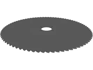 Table Saw Blade 10 inch 3D Model preview