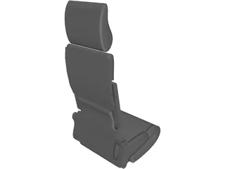 Coach Seat 3D Model preview