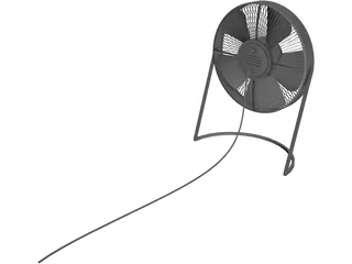 Fan 3D Model preview