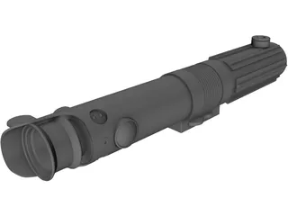 Star Wars Anakin Lightsaber 3D Model preview