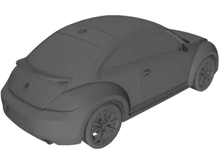Volkswagen Beetle 2.0 TSi 3D Model preview