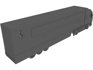 Iveco Stralis 3D Model preview