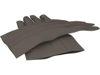 Gloves 3D Model preview