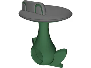 Froggy Barstool 3D Model preview