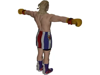Boxer Steve 3D Model preview