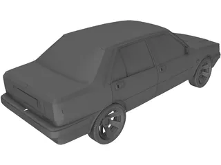 Lancia Prisma 1600 3D Model preview