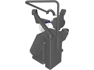 Dental Unit 3D Model preview