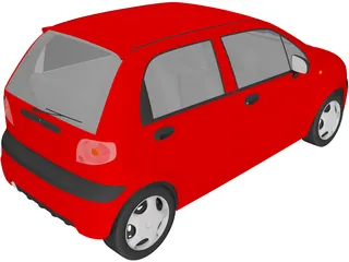Daewoo Matiz 3D Model preview