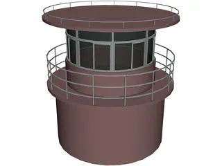 Lighthouse Small 3D Model preview