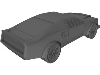 Ford Mustang Eliminator (1969) 3D Model preview