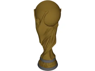 FIFA World Cup Trophy 3D Model preview