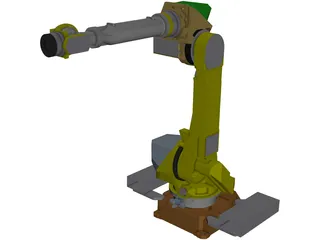 Fanuc M-710iC_50 Robot 3D Model preview