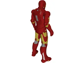 Iron Man Armor 3D Model preview