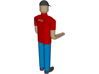Workman 3D Model preview