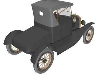 Ford T 3D Model preview
