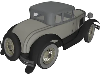 Ford A 3D Model preview