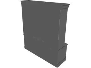 TV Cabinet 3D Model preview