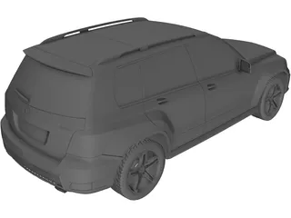 Mercedes-Benz GLK 220 CDI 4MATIC BlueEFFICIENCY 3D Model preview