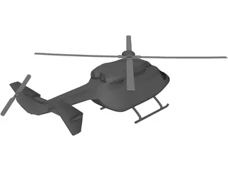 Eurocopter BK-117 3D Model preview