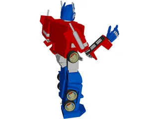 Transformers Optimus Prime 3D Model preview