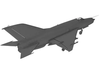 MiG-21 3D Model preview