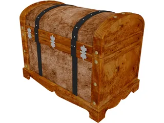 Treasure Chest 3D Model preview