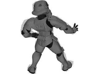 Star Wars Stormtrooper 3D Model preview