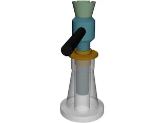 Screw Jack 3D Model preview