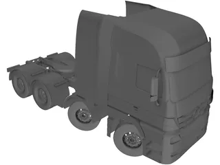 Mercedes-Benz Titan Truck 3D Model preview