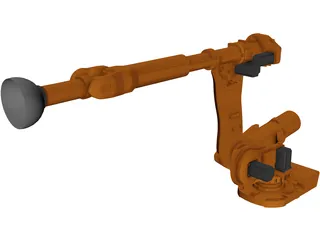 ABB 6650 Robot 3D Model preview