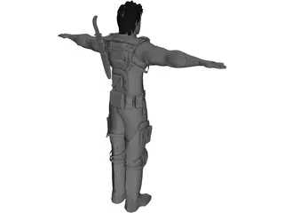Chris Redfield 3D Model preview