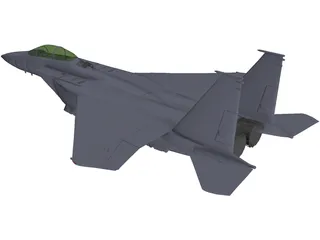 McDonnell Douglas F-15E 3D Model preview