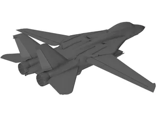 F-14D Tomcat 3D Model preview