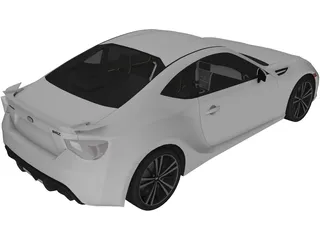 Subaru BRZ 3D Model preview