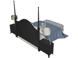 Bed 3D Model preview