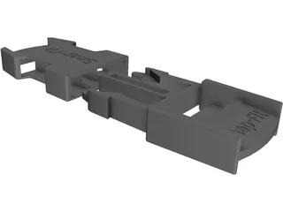 Snap Fit Buckle 3D Model preview