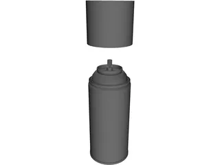 Spray Can 3D Model preview
