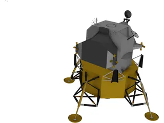 Apollo Lunar Module 3D Model preview