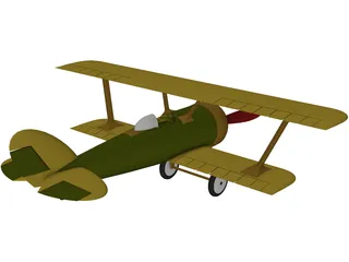 Heinrich Pursuit Fighter 3D Model preview