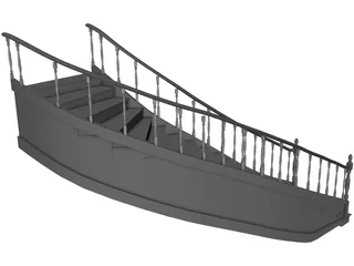 Staircase 3D Model preview