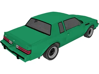 Buick Regal GNX (1987) 3D Model preview