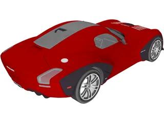 Devon GTX Prototype 3D Model preview