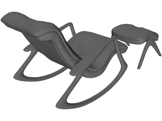 Armchair 3D Model preview