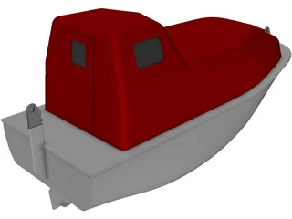 Life Boat 3D Model preview