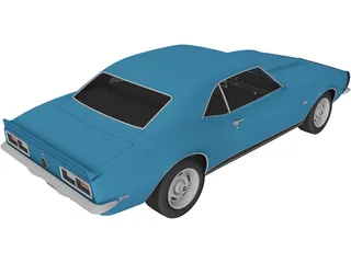 Chevrolet Camaro SS (1967) 3D Model preview